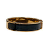 HERMES 愛馬仕 H700001F 01 CLIC H BRACELET 鍍金手鐲 琺瑯 黑金