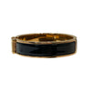 HERMES 愛馬仕 H700001F 01 CLIC H BRACELET 鍍金手鐲 琺瑯 黑金