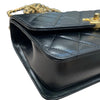 CHANEL 香奈兒 21A PERFECT FIT MINI FLAP 小牛皮 肩背包 黑色 金釦