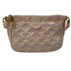 LOUIS VUITTON 路易威登 M46093 MULTI POCHETTE ACCESSOIRES 二合一麻將包 皮革 粉色 金釦