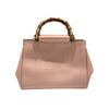 GUCCI 古馳  453767 NYMPHAEA SMALL TOP HANDLE BAG 2WAY睡蓮系列竹節手提包 小牛皮 竹節 粉色 金釦