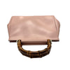 GUCCI 古馳  453767 NYMPHAEA SMALL TOP HANDLE BAG 2WAY睡蓮系列竹節手提包 小牛皮 竹節 粉色 金釦