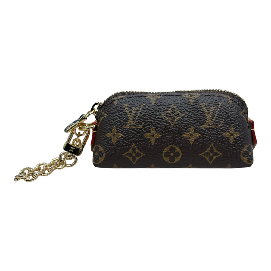 LOUIS VUITTON 路易威登 M25694 COSMETIC LIPSTICK POUCH 唇膏包 PVC帆布 老花 金釦