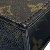 LOUIS VUITTON 路易威登 M81295 MONOGRAM PETIT SAC PLAT 老花琴譜包 PVC帆布 棕色 金釦
