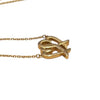 TIFFANY&CO. 蒂芙尼 緞帶雙心項鍊 K18YG