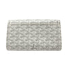 GOYARD 高雅德 VAREN3MMLTY50CL50P VARENNE CONTINENTAL WALLET WOC 隨身包 PVC 帆布 白色 銀釦