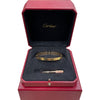 CARTIER 卡地亞 LOVE BRACELET SIZE:18 K18YG 手環