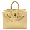 HERMES 愛馬仕 BIRKIN 25 柏金包 EPSOM 奶油白 金釦