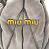 MIUMIU 繆繆 RR1582 MATELASSE 2WAY 手提肩背包 羊皮 灰紫色 金釦