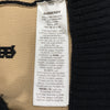 BURBERRY 博柏利 長版厚針織外套 黑色/米色