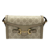 GUCCI 古馳 699296 HORSEBIT MINI BAG 1955 系列迷你手袋 SUPREME帆布 皮革 米色 金釦