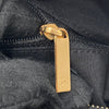 CHANEL 香奈兒 Vintage  肩背包 魚子醬牛皮 HOBO 黑色 金釦