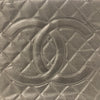 CHANEL 香奈兒 托特包 黑色 牛皮 銀釦