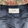 CELINE 賽琳 緹花圓領短外套 混紡 卡其色 36