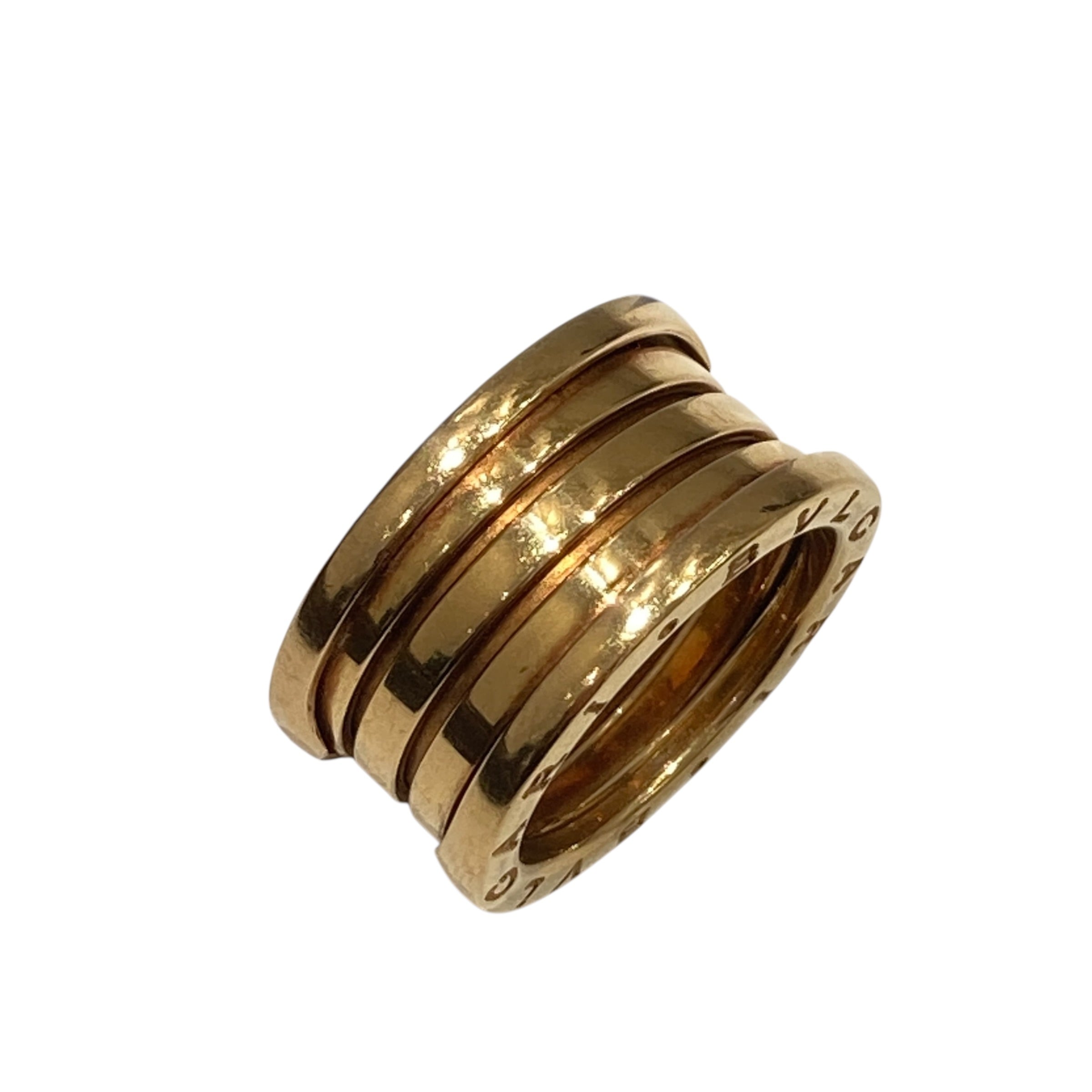 BVLGARI 寶格麗 323546 B.ZERO1 4-BAND RING 四環戒指 18K 金色 SIZE 53