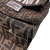 FENDI 芬迪 ×FRAGMENT 8BH418 ZUCCA BAGUETTE 多用肩背包 帆布 棕色 銀釦