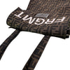 FENDI 芬迪 ×FRAGMENT 8BH418 ZUCCA BAGUETTE 多用肩背包 帆布 棕色 銀釦