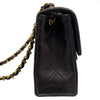 CHANEL 香奈兒 A35200 MINI MATELASSE CF17 肩背包 羊皮 黑色 金釦