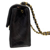 CHANEL 香奈兒 A35200 MINI MATELASSE CF17 肩背包 羊皮 黑色 金釦