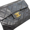 CHANEL 香奈兒 A35200 MINI MATELASSE CF17 肩背包 羊皮 黑色 金釦