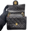 CHANEL 香奈兒 A35200 MINI MATELASSE CF17 肩背包 羊皮 黑色 金釦