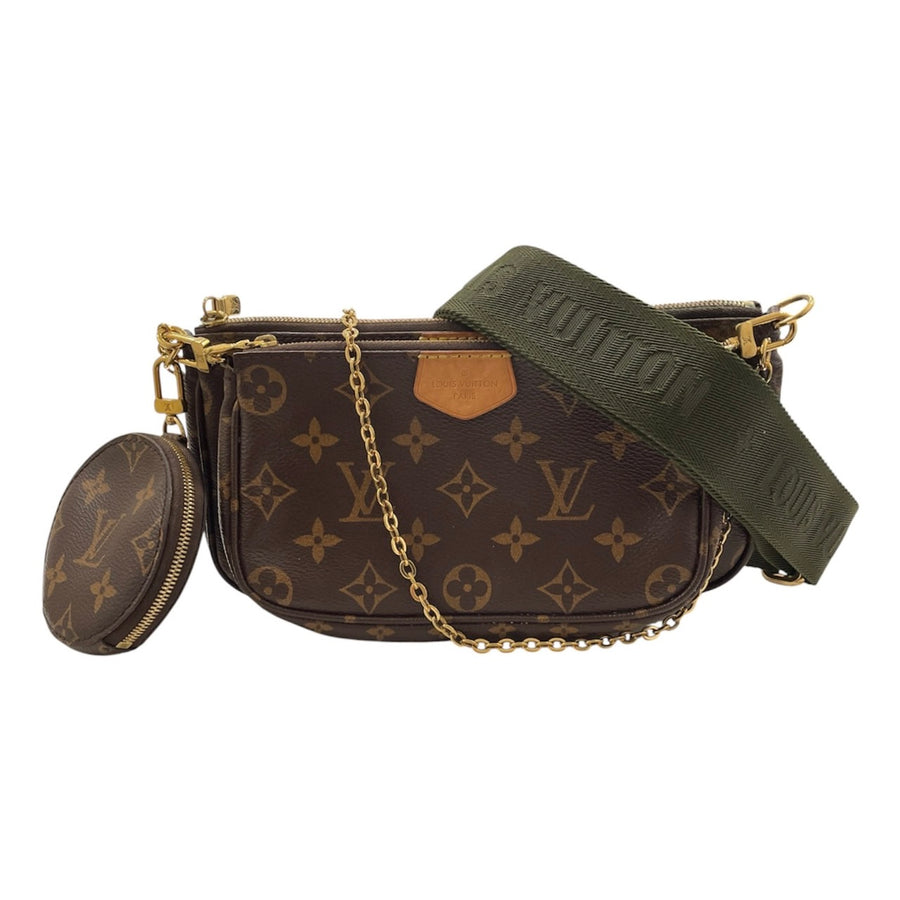 LOUIS VUITTON 路易威登 M44840 MULTI POCHETTE ACCESSORIES 三合一肩背包 PVC帆布 老花 金釦