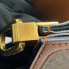 LOUIS VUITTON 路易威登 M44580 MINI DAUPHINE 信封包 PVC帆布 老花/反轉老花 棕色 金釦