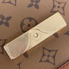 LOUIS VUITTON 路易威登 M44580 MINI DAUPHINE 信封包 PVC帆布 老花/反轉老花 棕色 金釦