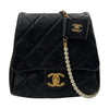 CHANEL 香奈兒 2019 SIDE-PACK 斜背包 羊皮 黑色 金釦 *僅單個