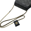 CHANEL 香奈兒 2019 SIDE-PACK 斜背包 羊皮 黑色 金釦 *僅單個