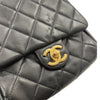 CHANEL 香奈兒 2019 SIDE-PACK 斜背包 羊皮 黑色 金釦 *僅單個