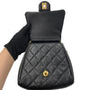 CHANEL 香奈兒 2019 SIDE-PACK 斜背包 羊皮 黑色 金釦 *僅單個
