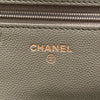 CHANEL 香奈兒 COCO CF WOC 荔枝牛皮 肩背包 牛油果色 金釦