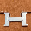 HERMES 愛馬仕 W刻 CONSTANCE TO GO 肩背手拿包 EPSOM皮革 金棕 銀釦