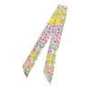HERMES 愛馬仕 GRAND MANÈGE FLEURI TWILLY 絲巾 絲綢 粉色系