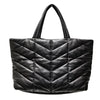 SAINT LAURENT 托特包 752888-1EL0Z 羊皮 黑色