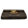 LOUIS VUITTON 路易威登 M60211 MONOGRAM PORTEFEUILLE JOEY WALLET 老花三折短夾 PVC帆布 棕色 金釦