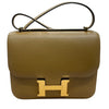 HERMES 愛馬仕 CONSTANCE MINI 康康包 18CM 山羊皮 CRAFT 拿鐵色系 金釦