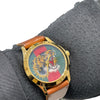 GUCCI 古馳 G-TIMELESS YA126497 虎頭系列 石英腕錶 皮革 棕色 金色
