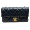 CHANEL 香奈兒 AS1787 MINI MATELASSE CF20 金球包 羊皮 黑色 金釦