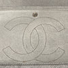 CHANEL 香奈兒 MATELASSE 30 菱格紋經典雙蓋口肩背包 荔枝牛皮 銀色 銀扣