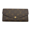 LOUIS VUITTON 路易威登 M62234 MONOGRAM PORTEFEUILLE SARAH 經典信封式長夾 PVC帆布 老花 紫紅色 金扣