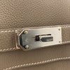 HERMES 愛馬仕 HAC A DOS PM 側背包 大象灰 銀釦