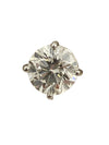 TIFFANY&CO 蒂芬妮 Solitaire 鑽石針式耳環  鉑金