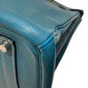 HERMES 愛馬仕 🄻 刻 BIRKIN 35 7N TOGO牛皮 糖果藍 銀釦