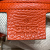 GUCCI 古馳 SOHO 手提包 牛皮 橘色  銀釦