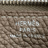 HERMÈS 愛馬仕 X刻 DOGON GM 長夾 大象灰 皮革 銀釦