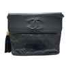 CHANEL 香奈兒 肩背包 VINTAGE 羊皮 黑色 金釦