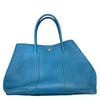 HERMES 愛馬仕 GERDEN PARTY 36 花園包 TOGO 藍色系 銀釦
