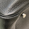 HERMES 愛馬仕 肩背包 LINDY30 牛皮 黑色 銀釦